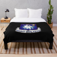 Load image into Gallery viewer, SOF - 160th Special Operations Aviation Regiment wo Txt Throw Blanket
