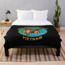 Load image into Gallery viewer, Navy - United States Seventh Fleet - Vietnam V1 Throw Blanket
