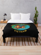 Load image into Gallery viewer, Navy - United States Seventh Fleet - Vietnam V1 Throw Blanket
