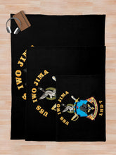 Load image into Gallery viewer, Navy - USS Iwo Jima (LHD-7) wo BakGrd Throw Blanket
