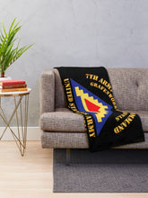 Load image into Gallery viewer, Army - 7th Army Traning Command - GE Throw Blanket
