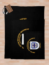 Load image into Gallery viewer, Army - Flash - 3rd Bn 325th Infantry Regiment - Abn - SETAF wo DS Throw Blanket
