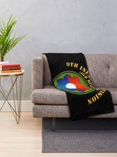 Load image into Gallery viewer, Army - 9th Infantry Div - US Army - Old Reliables Throw Blanket
