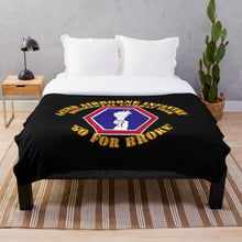 Load image into Gallery viewer, Army - 442nd Airborne Infantry Regimental Combat Team Throw Blanket
