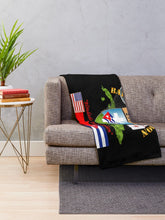 Load image into Gallery viewer, Army - Operation Zapata - Bay of Pigs - Cuba Invasion Throw Blanket
