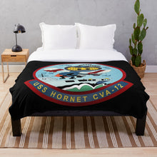 Load image into Gallery viewer, Navy - USS Hornet (CV-12) wo Txt Throw Blanket
