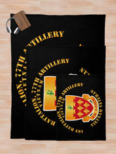 Load image into Gallery viewer, Army - 1st Bn - 1st Bn 77th Artillery -Vietnam Veteran Throw Blanket
