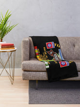 Load image into Gallery viewer, Army - Vietnam Combat Vet - O Co 75th Infantry (Ranger) - 3rd Bde 82nd Airborne DivSI Throw Blanket
