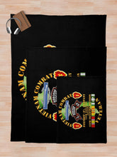 Load image into Gallery viewer, Army - Vietnam Combat Vet - F Co 75th Infantry (Ranger) - 25th ID SSI Throw Blanket
