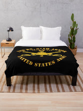 Load image into Gallery viewer, Army - 2nd Bn 67th Armor - Armor Branch Throw Blanket
