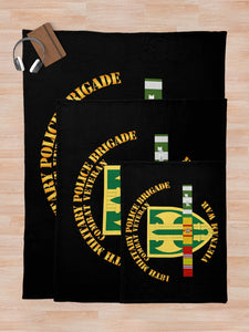 Army - 18th MP Bde - Vietnam War w SVC wo DS Throw Blanket