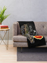 Load image into Gallery viewer, Army - 1st Stryker Bde - 25th ID - Arctic Wolves - White w Stryker wo Div Throw Blanket
