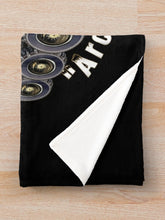 Load image into Gallery viewer, Army - 1st Stryker Bde - 25th ID - Arctic Wolves - White w Stryker wo Div Throw Blanket
