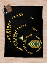 Load image into Gallery viewer, Army - Sergeant First Class - SFC - Retired Throw Blanket
