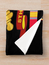 Load image into Gallery viewer, Army - 8th Field Artillery w Br - Ribbon VN SVC Vet Tab Throw Blanket
