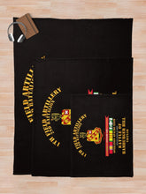 Load image into Gallery viewer, Hamburger Hill -2nd Bn 11th Artillery w Svc Ribbons Streamer Throw Blanket
