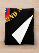 Load image into Gallery viewer, Army - 82nd Combat Avn Bde - Beret w Flash w Helicopters Throw Blanket
