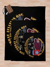 Load image into Gallery viewer, Army - 82nd Combat Avn Bde - Beret w Flash w Helicopters Throw Blanket
