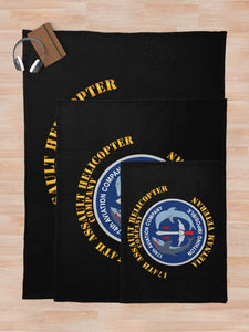 Army - 174th AHC - Vietnam Vet Throw Blanket