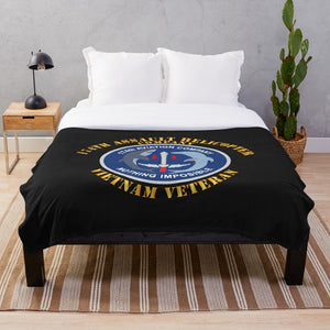 Army - 174th AHC - Vietnam Vet Throw Blanket