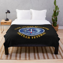 Load image into Gallery viewer, Army - 174th AHC - Vietnam Vet Throw Blanket
