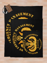 Load image into Gallery viewer, ARNG - Military Emergency Management Specialist - Master - Gold 2 Throw Blanket
