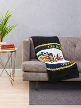 Load image into Gallery viewer, Navy - USS Bonhomme Richard wo Txt Throw Blanket
