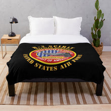 Load image into Gallery viewer, USAF - B2 - Spirit - Stealth Bomber Throw Blanket

