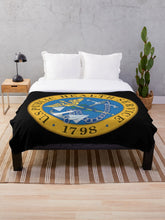 Load image into Gallery viewer, USPHS - United States Public Health Service Seal - Color Throw Blanket
