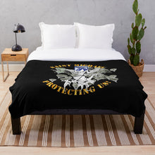 Load image into Gallery viewer, Army - XVIII Airborne Corps - Saint Michael - Protecting Us Throw Blanket
