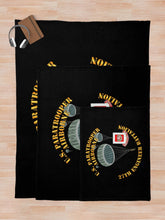 Load image into Gallery viewer, Army - United States Paratrooper - 27th Engineer Battalion Throw Blanket
