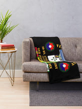 Load image into Gallery viewer, Army - Vietnam Combat Infantry Veteran w 3rd Bn 47th Inf (Riverine) - 9th ID SSI Throw Blanket
