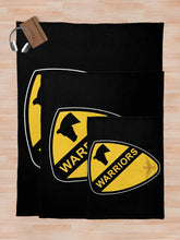 Load image into Gallery viewer, Army - 1st Air Cavalry Brigade - Warriors - 1st Cav Div wo txt Throw Blanket
