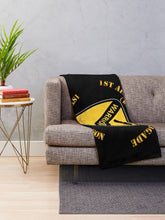Load image into Gallery viewer, Army - 1st Air Cavalry Brigade - Warriors - 1st Cav Division Throw Blanket
