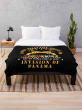 Load image into Gallery viewer, Just Cause - 549th Military Police Co - Ft Davis, CZ w Svc Ribbons Throw Blanket
