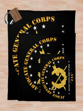Load image into Gallery viewer, Army - JAG Branch Throw Blanket
