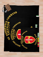 Load image into Gallery viewer, Army - Military Assistance Cmd Vietnam - MACV - Vietnam War w SVC Throw Blanket
