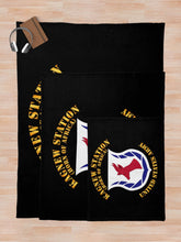 Load image into Gallery viewer, Army - Kagnew Station - Horn of Africa Throw Blanket

