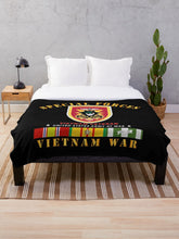 Load image into Gallery viewer, Army - Special Forces - MACV SOG VN SVC V1 Throw Blanket
