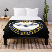 Load image into Gallery viewer, Navy - Radioman - RM - US Navy Throw Blanket
