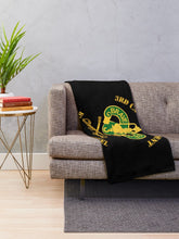 Load image into Gallery viewer, Army - 3rd Cavalry Regiment DUI - Blood and Steel Throw Blanket
