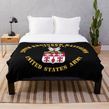 Load image into Gallery viewer, Army - COA - 299th Engineer Battalion (Combat) Throw Blanket
