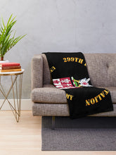 Load image into Gallery viewer, Army - COA - 299th Engineer Battalion (Combat) Throw Blanket
