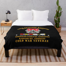 Load image into Gallery viewer, Army - 249th Engineer Bn - Karlsruhe, Germany w COLD SVC Throw Blanket
