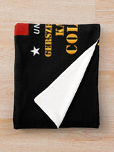 Load image into Gallery viewer, Army - 249th Engineer Bn - Karlsruhe, Germany w COLD SVC Throw Blanket
