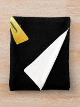 Load image into Gallery viewer, Army - Infantry Br - Crossed Rifles w Blk Txt White Outline Throw Blanket
