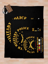 Load image into Gallery viewer, Army - 287th Military Police Company - Berlin Bde w COLD SVC Throw Blanket

