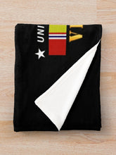 Load image into Gallery viewer, Army - 18th MP Brigade - Sentry Dogs Tab - Vietnam w VN SVC Throw Blanket
