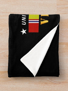 Army - 18th MP Brigade - Sentry Dogs Tab - Vietnam w VN SVC Throw Blanket