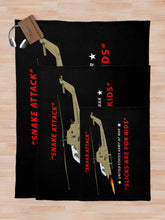 Load image into Gallery viewer, Army - AH-1 Cobra - Snake Attack - Slicks are for Kids Throw Blanket

